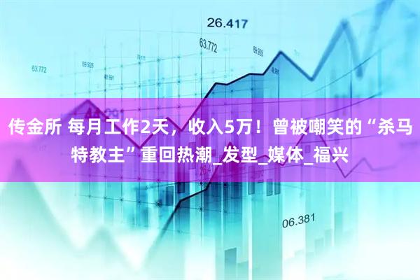 传金所 每月工作2天，收入5万！曾被嘲笑的“杀马特教主”重回热潮_发型_媒体_福兴
