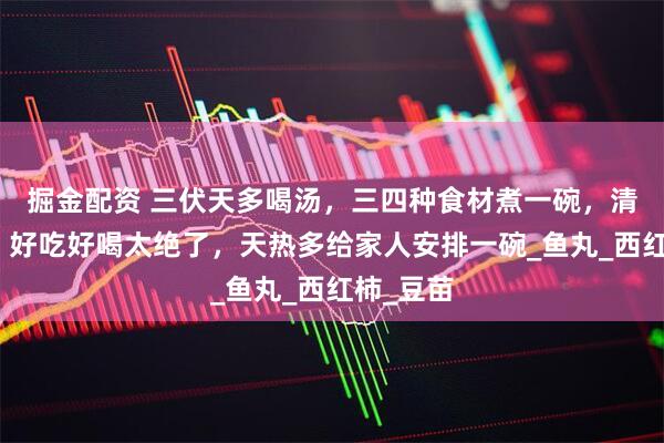 掘金配资 三伏天多喝汤，三四种食材煮一碗，清香爽口、好吃好喝太绝了，天热多给家人安排一碗_鱼丸_西红柿_豆苗
